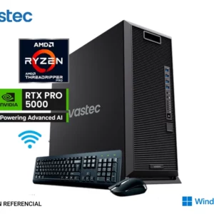 Workstation Ryzen Threadripper PRO 7985WX, 128GB DDR5 ECC, 2TB M.2 SSD, N1VIDIA RTX PRO 5000 48GB Blackwell, W11Pro