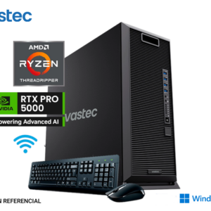 Workstation Ryzen Threadripper 7980X, 64GB DDR5 ECC, 1TB M.2 SSD, NVIDIA RTX PRO 5000 48GB Blackwell, W11Pro