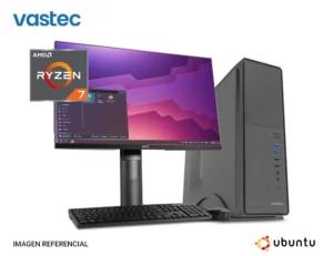 computadora vastec pc ryzen 7 8700g monitor 24 pulgadas