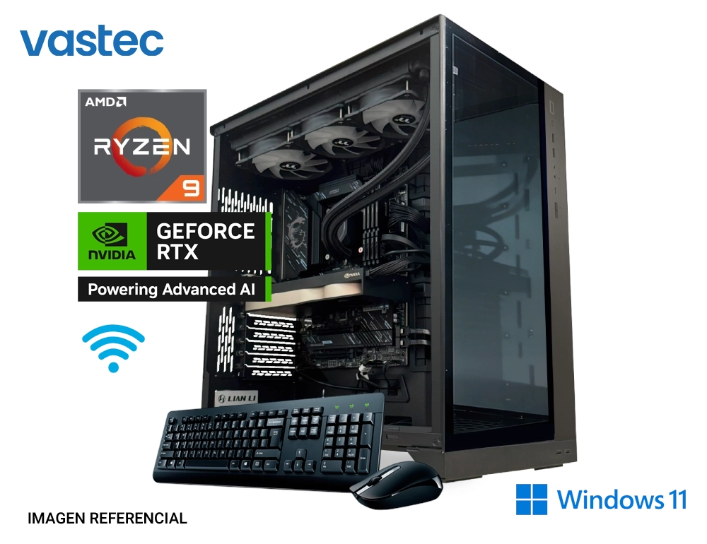 PC Trading Vastec Quantum Ryzen 9 7900X, 64GB DDR5, 2TB M.2 SSD, RTX 2000 ADA 16GB, Win11 Pro