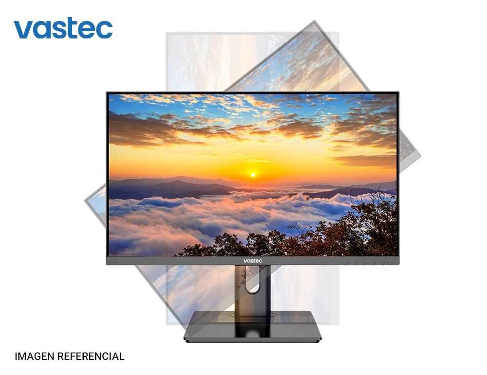 monitor vastec de 24 pulgadas pivot para pc de escritorio