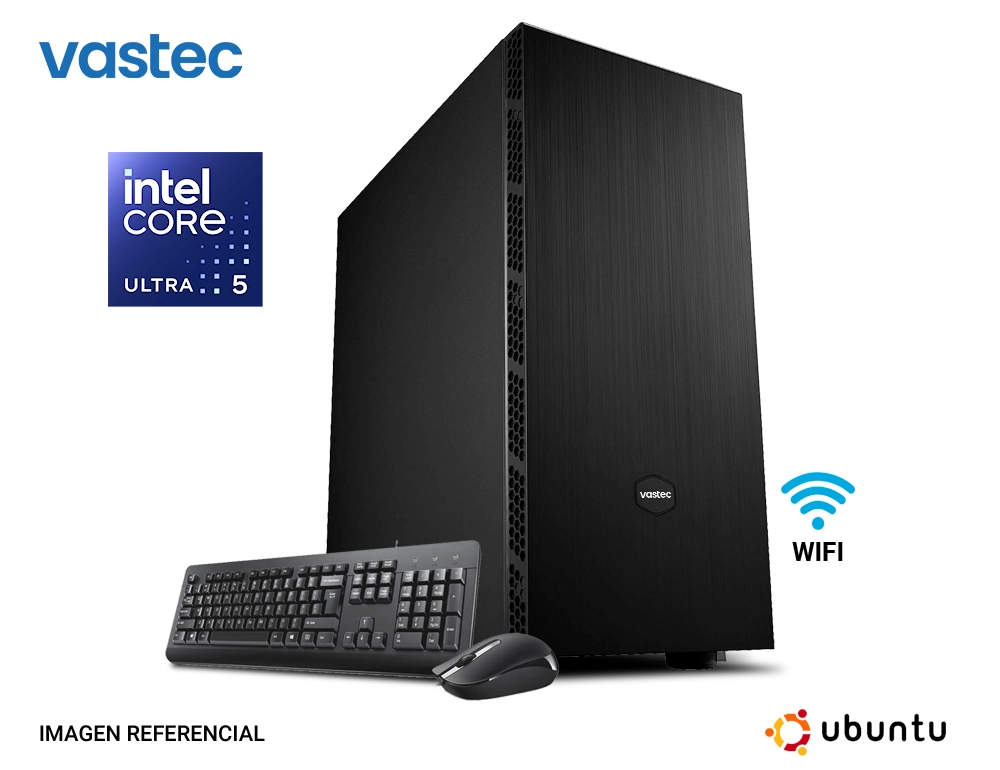 computadora vastec de escritorio con intel core ulta inteligencia artifical