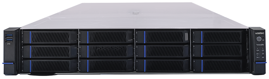 Servidor VASTEC de alto rendimiento en rack para almacenamiento masivo de datos y Data Lakes