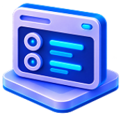 Icono de gestión centralizada para plataformas de virtualización