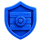 Icono de seguridad y control de datos con soberanía local