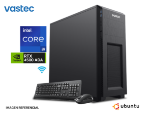worsktation pro vastec con procesador i9 14900k y video nvidia rtx 45000 20 gb ada