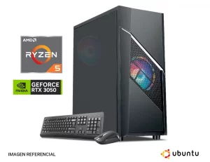 pc gamer con procesador amd ryzen 5 8500g y video nvidia rtx 3050 de 6gb