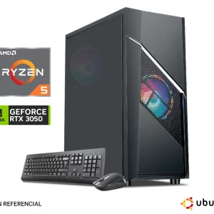pc gamer con procesador amd ryzen 5 8500g y video nvidia rtx 3050 de 6gb