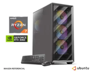 pc gamer amd ryzen 7 y tarjeta de video nvidia amd rtx 3060 de 12gb infordata peru