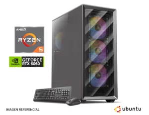 pc gamer vastec amd ryzen 5 con nvidia geforce rtx 5060 8gb