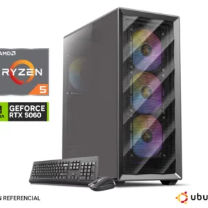 pc gamer vastec amd ryzen 5 con nvidia geforce rtx 5060 8gb